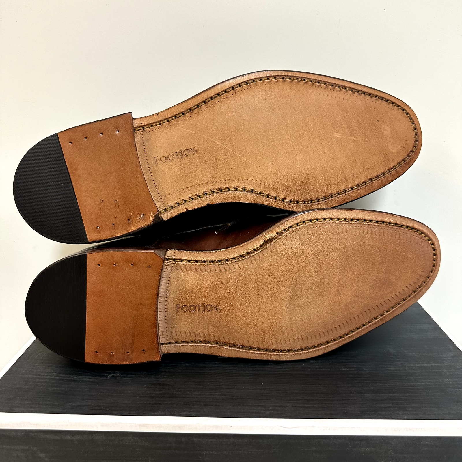 Nib Rancourt & Co. X Footjoy Split Toe Derby Dress Shoe Brown Calf 79206 7.5 D — image 2 of 8